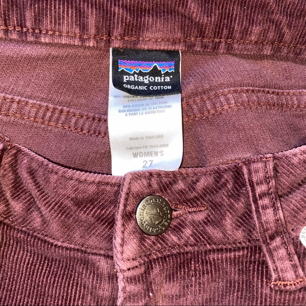 Patagonia Straight Leg Pants in Deep Burgundy - Picture 5 of 8